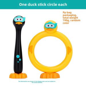 Kids Swimming Training Diving Toys Sink Underwater Watermelon Ball Torpedo Stick Water Education Early Education Matching Swimming Pool Teaching Aids