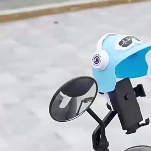 OLAF | Giá Đỡ Điện Thoại Gắn Mũ Bảo Hiểm Xe Máy Nhỏ Chống Nước Có Che Nắng Dùng Cho Xe Đạp & Xe Đạp Điện