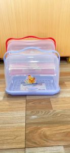 Khay úp ly tách cốc có nắp đậy chống bụi côn trùng Duy Tân