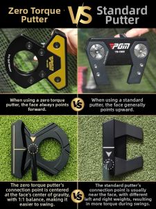 PGM GOLF | Zero Torque Auto-Balance Low Center-of-Gravity Precision Milled Golf Putter