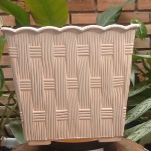 Pot Segi Rotan | Pot Kotak | Merk Citra Jaya Plastik