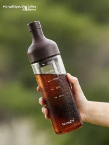 MONGDIO | Large Capacity Glass Bottle Shaped Cold Brew Pitcher