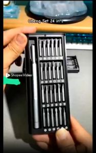 Altan Obeng set premium 24 in 1 magnetic screwdriver multifungsi | praktis | ekonomis Modern