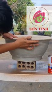 Sơn chậu kiểng  sơn chậu cảnh 1K Yes màu đỏ chu 800g