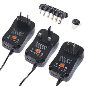 3V 4.5V 5V 6V 7.5V 9V 12V 2A/2.5A AC/DC Adapter US/EU Adjustable Power Adapters USB Universal Charger Switch Power Supply