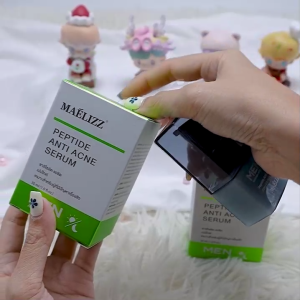 Clearance Sale Maelizz ริ้วรอย 28 ดูแลสิว#PAAสีเขียว เซรั่มบำรุงผิวหน้า Peptide ลดเลือนริ้วรอยร่องลึก เติมความชุ่มชื้นให้ผิว ซาลิไซลิค แอซิด เปปไทด์ FSA M012