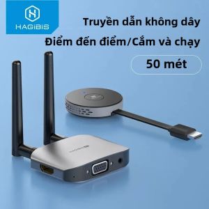 Bộ Chuyển Đổi HDMI Không Dây Hagibis G6W Kit 1080P Bộ Thu Phát Video HDMI Cho TV Màn Hình Máy Chiếu Máy Tính Xách Tay