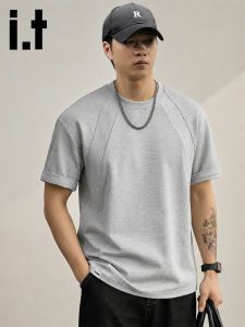 izzue | Áo Thun Dễ Thương Phối Màu Bông Cotton Sơ Mi Ngắn Tay 3/4