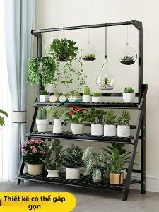 Giá Đỡ Cây Bằng Gỗ Thật Đa Tầng
