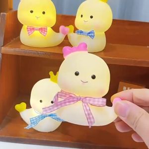 Đèn thú cưng trang trí mini dễ thương rắn mập để bàn học decor quà tặng học sinh đẹp rẻ bóng led mới