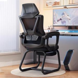 เก้าอี้ทำงานแบบพับได้ นั่งสบาย ผ้าตาข่าย รูปทรงเข็มขัด สำหรับใช้ในบ้านและออฟฟิศ ที่นั่งสำหรับคอมพิวเตอร์ ที่นอนแบบพับได้ ที่นอนแบบพับได้