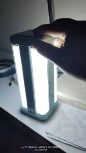 Anbolt Lampu Emergency LED Tahan Lama 12 jam 1000W Lampu Darurat Anti Air 2Modes Senter Super Terang 4 Sisi Lampu Outdoor Portabel Lampu Camping Lampu Pengisian Energi Matahari - Lazada