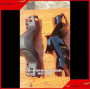 Batok Kepala Depan dan Belakang Motor Honda Beat Karbu Warna Hitam / Cover Batok Beat Karbu