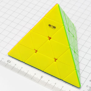 Professional Flexible 4x4 Cube Pyramid Triangle Magic Tower Puzzle Toy Educational Brain Teaser for Children Kids Intelligence Development