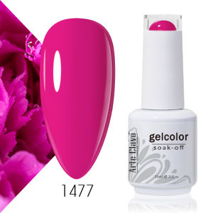 Arte Clavo Rose Red Color Series 15ml Gel Nail Polish Hot Sale Long Lasting Soak Off Varnish Hybrid Nail Art Top Bsae Maincure