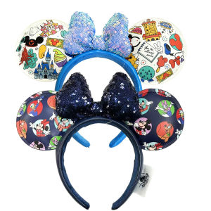 Disney | Disney Mickey Mouse Ear Headband Hallowmas PU Headband Ear COSTUME Cosplay Plush Gift Hair Accessories For Women Girls Festivel