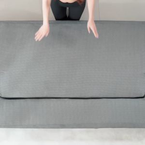Homedoki Foam Sofa Series/Sofa Bed Lipat/ Abu-Abu Sofa Aesthetic/ Multifungsi Dipan Sofa Tidur