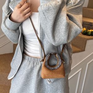 กระเป๋าสะพายข้างทรงกลมเล็กน่ารักสำหรับผู้หญิง กระเป๋าสะพายข้างแบบสะพายข้าง กระเป๋าถือแบบมินิ กระเป๋าสะพายข้างแบบรูปครึ่งวงกลม กระเป๋าสะพายข้างแบบมินิ