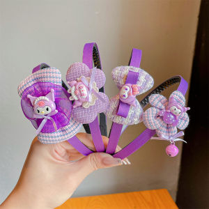 Anti-Slip Purple Kuroko Headband Childrens Pressed Hair Cute Baby Forehead Hair Clip Comfortable Non-Tightening Hair Accessories