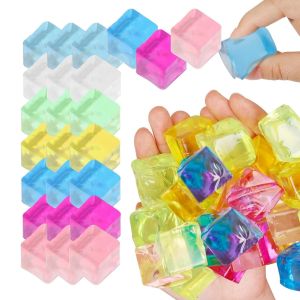 Ice Cube Sensory Toys Squishy Fidget Stress Cube Anxiety Stress Relief Hand Therapy Sensory Squishy Ball Classroom Prize Toys