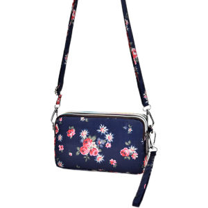 ทันสมัย ความจุขนาดใหญ่ ลายดอก กระเป๋าคลัทช์โทรศัพท์มือถือสุภาพสตรีกระเป๋าสตางค์ยาวกระเป๋าสะพายข้างกระเป๋าถือแม่กระเป๋าสะพายไหล่