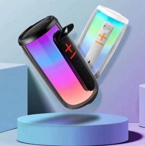 PLUSE6 TWS 360° RGB Light Effect Portable Wireless Bluetooth V5.0 HiFi Sound Party Bass Speaker with Wireless Microphone