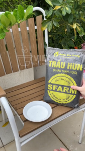 Trấu Hun VIETPOT Sfarm 5dm3 500gr dạng xốp không lẫn tạp chất sạch mầm bệnh cung cấp dinh dưỡng