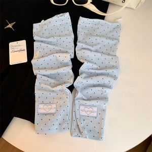 GUOQI | Dotted Icy Silk Sun Protection Arm Sleeves Spacious