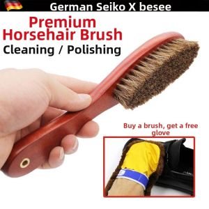 Besee | Leather Cleaning and Polishing Brush Soft Bristles