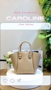 Tas Wanita CAROLINE Bag JIMS HONEY Tas Terbaru 2023 Tas Selempang Tas Import Tas Kekinian Tote Bag Sling Bag OOTD COD