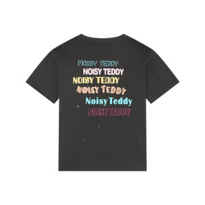 3D Embroidery Letter Print T-Shirt