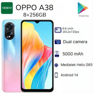 OPPO | 2026 new Global Unlocked OPPO A38 Dual Nano-SIM Smartphone 90Hz HD IPS Display 50MP Dual Camera 5000mAh Battery