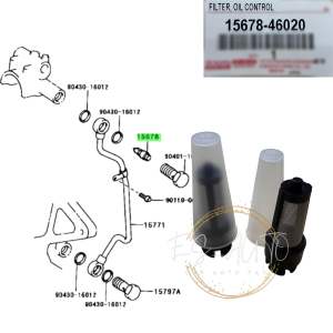 *Toyota Oil Control Valve Filter Land Cruiser Prado Harrier Estima Alphard Vellfire Mark x 15678-46020