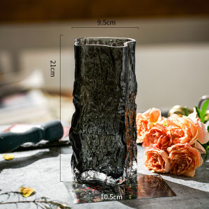 Bình Hoa Thủy Tinh Sang Trọng Hoa Tươi Hoa Tulip Trang Trí Bàn Ăn Phòng Khách Trang Trí Nhà Bình Hoa Thủy Tinh