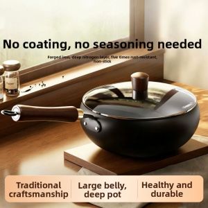 PENGDAHUANG | Non-stick Uncoated Cast Iron Pot