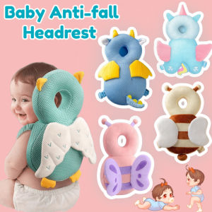 Head Guard Backpack Baby Safety Pillow Cartoon Soft Adjustable Breathable for Infant Head Protection