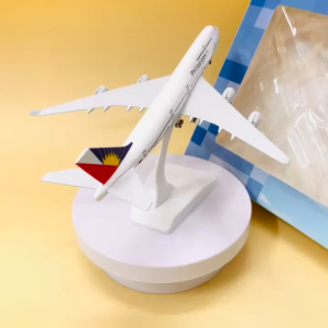 MÔ HÌNH MÁY BAY BOEING 747 HÀNG KHÔNG PHILIPINES TỈ LỆ 1:400 20CM CÓ BÁNH XE PHIÊN BẢN CAO CẤP