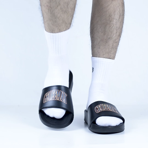 Geoff Max - Viper Heat Black Recovery Sandal Pria & Wanita