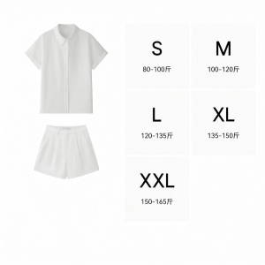 YAKEJIA | Áo Sơ Mi Ngắn Tay Mỏng Rộng Màu Xanh