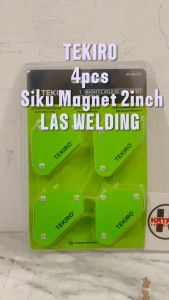 TEKIRO (ISI 4 PCS) Magnetic Welding Holder 2 INCH Set Siku Magnet Las WE-MH2101