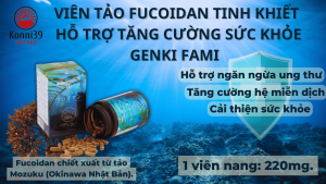 VIÊN TẢO FUCOIDAN GENKI FAMI (HỘP 150 VIÊN)