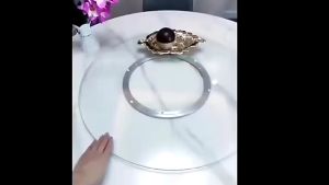 แผ่นจานหมุน แผ่นแบริ่งหมุน โต๊ะอาหาร จานหมุนอะลูมิเนียม ราบรื่นเสียงเงียบ ทนทาน รับน้ำหนักได้เยอะ