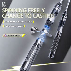 FISHINGFANS RANCY 3.0 ONE ROD WITH SPINNING CASTING DOUBLE SIZE FUJI O GUIDE TRAVEL PORTABLE UL ULTRALIGHT FISHING ROD
