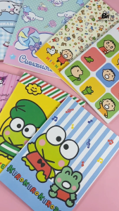 สมุดบันทึก Sanrio Kuromi x Mymelody A5 (Green Read มีเส้น) ลิขสิทธ์แท้