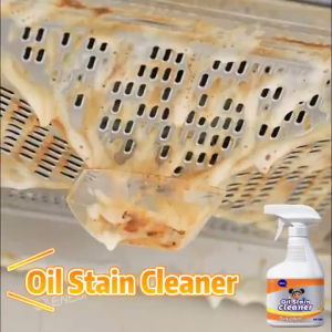 Kitchen Oil Stain Cleaner Spray 500ml Oil Stain Cleaner - Fast Cleaning for Stove Hood & Cookware