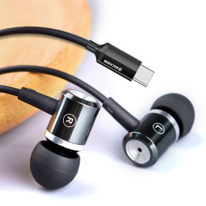 Backwin B220 Wired Bass Heavy Earphones In-Ear Type-C Universal Gaming Mobile Phone Earphones with Line Stereo Sound