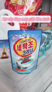 Bột Tẩy Trắng Vệ Sinh Diệt Khuẩn Lồng Máy Giặt Hàn Quốc 450g - Dung Dịch Vệ Sinh Máy Giặt Đa Năng