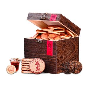 YUCHATIANCI | Aged Ancient Tea Tree Ripe Puer Cake