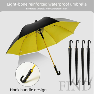 FIND Highend  Automatic  Umbrella High Quality Oversized Windproof Cover Double Rainstorm Busin Golf Sun Umbrella payong