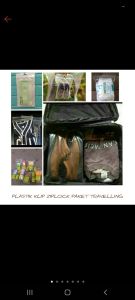 Paket plastik klip baju  sepatu  alat make up  perlengkapan bayi  mainan anak  sabun alat mandi kombinasi berbagai ukuran untuk traveling vacation